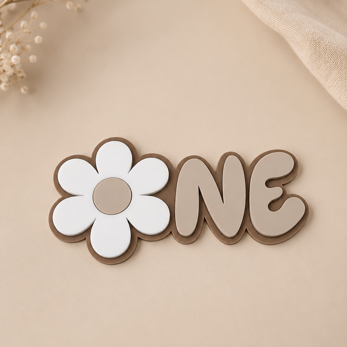 Daisy ONE Acrylic Cake Fropper Neutral – 12cm
