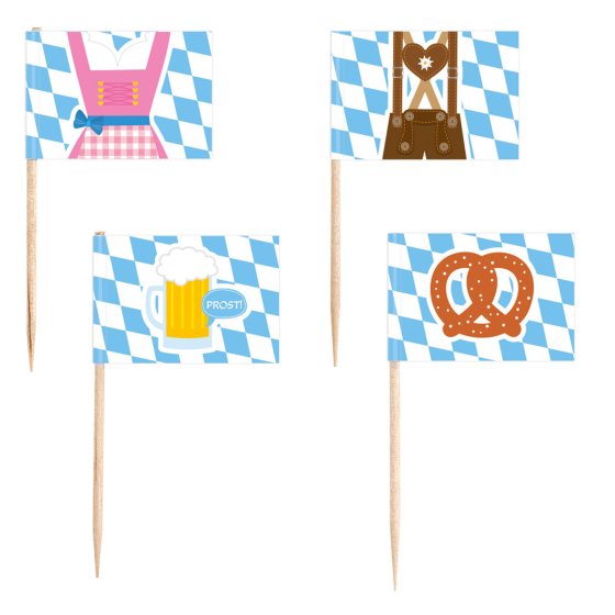 Oktoberfest Flag Picks 30pk