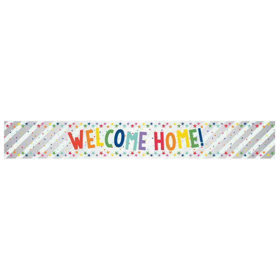 Welcome Home Foil Banner 2.7m