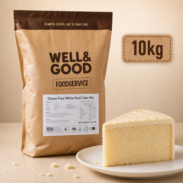Gluten Free White Mud Cake Mix 10kg - Well & Good