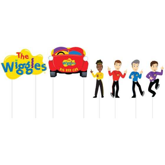 The Wiggles Party Cake Topper Kit 1Pc