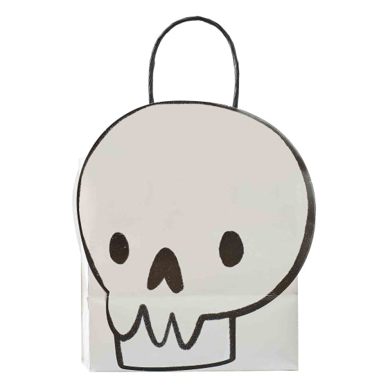 Boo Crew Skull Halloween Paper Party Bags FSC