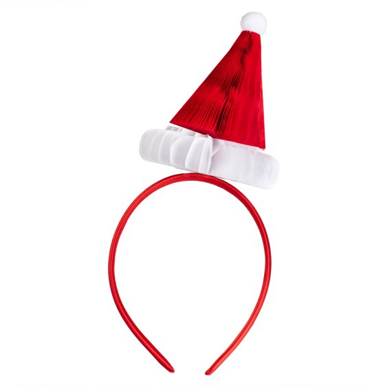 Merry Little Christmas Honeycomb Santa Headband