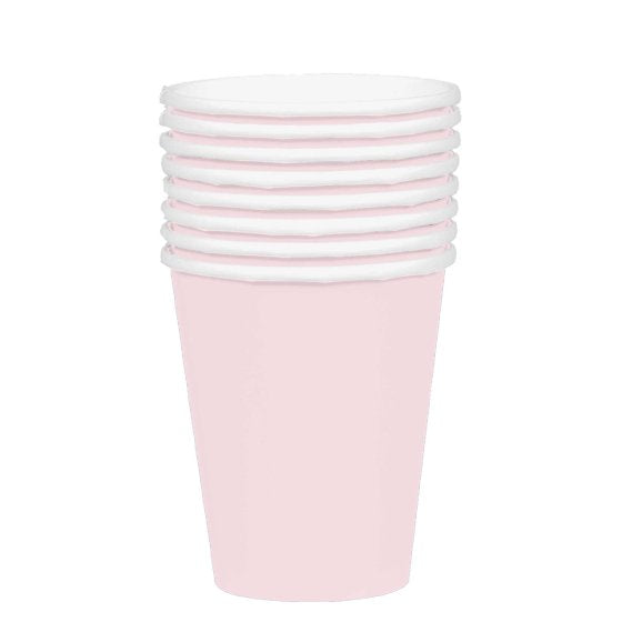 354ml Paper Cups 20 Pack- Pastel Pink