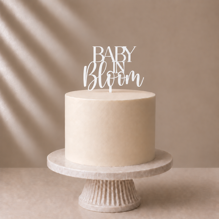 Baby In Bloom Cake Topper - Sweet Celebrate