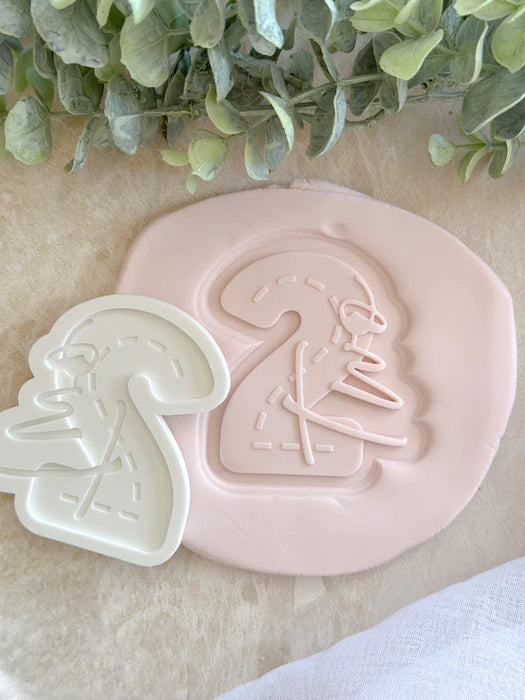 2 Two With Road Lines Debosser And Cutter