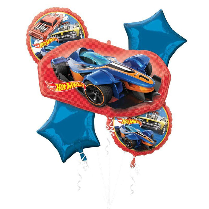 Hot Wheels Foil Helium Balloon Bouquet
