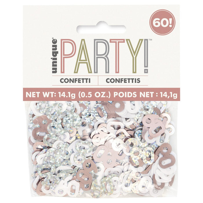 Rose Gold 60 Foil Confetti
