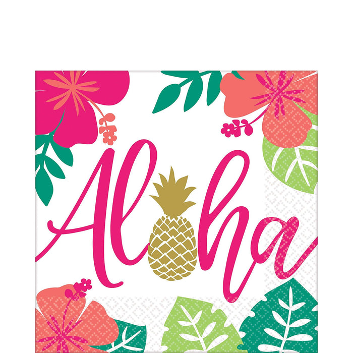 You Had Me At Aloha Napkins 16pk