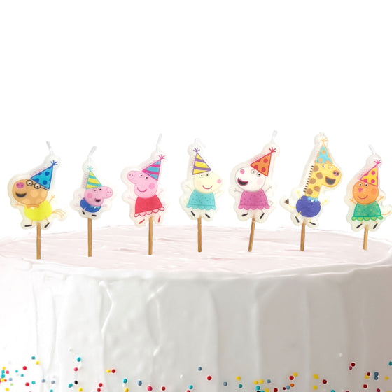 Peppa's Party Birthday Candle Set