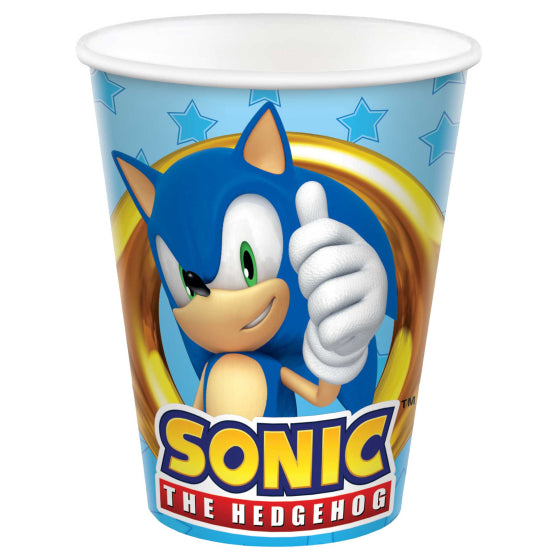 Sonic the Hedgehog 266ml Paper Cups