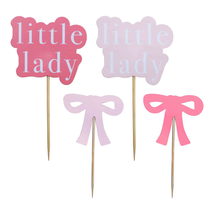 Hey Girl Little Lady Cupcake Toppers 12pk