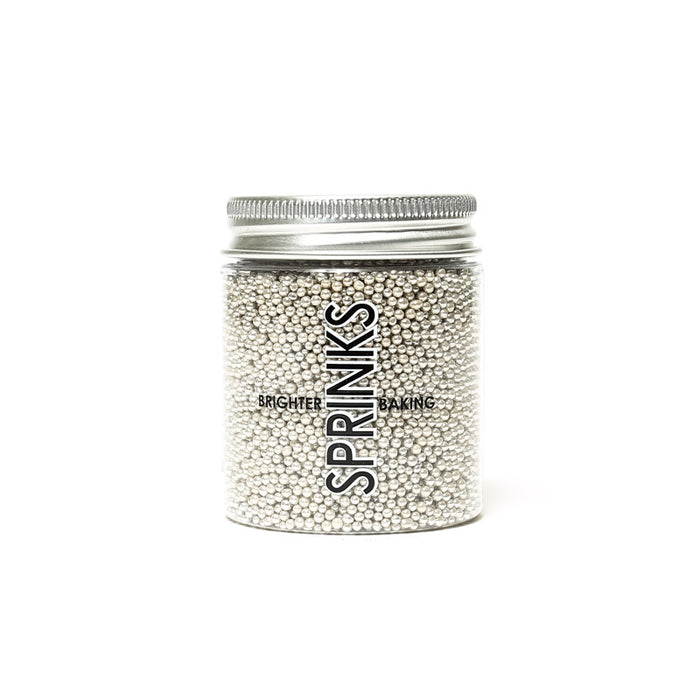 Cachous SILVER 2mm (85g) - by Sprinks