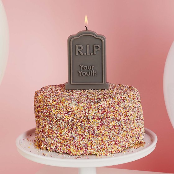 Sh*t You're Old! Gravestone Candle