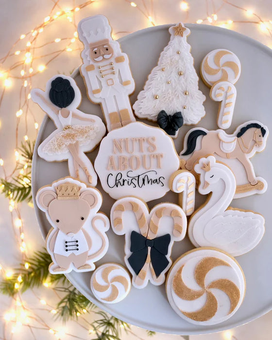 Candy Canes With Bow Debosser And Cutter