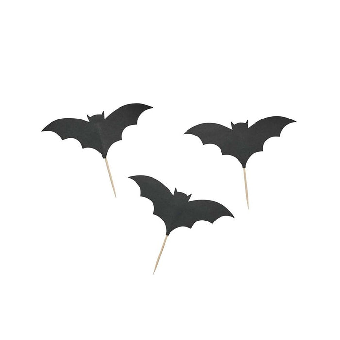 Creepy Chic Bat Cupcake Toppers 12pk