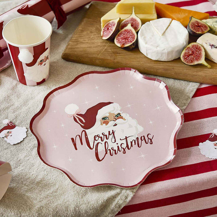 Santa Baby Paper Plate 8pk