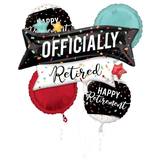 Happy Retirement Foil Balloon Bouquet