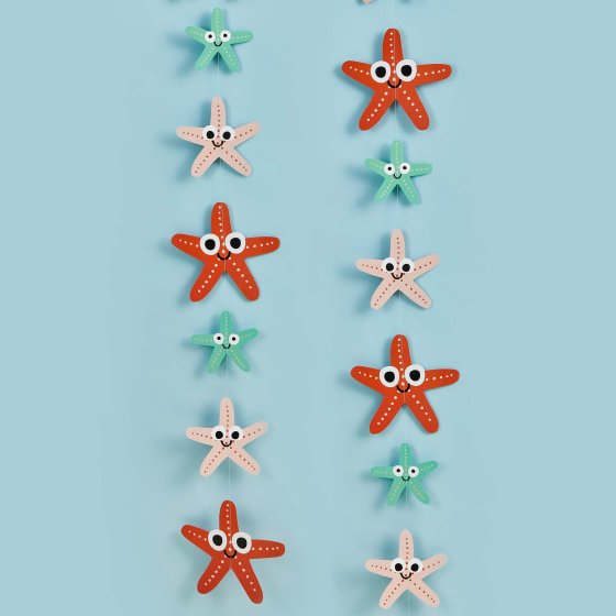 Whale Of A Time Hanging Starfish Card Hanging Decoration 4m