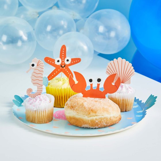 Whale Of A Time Sea Friends Food/Cupcake Picks