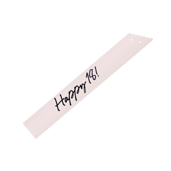 Elegant Milestone Sash 18th