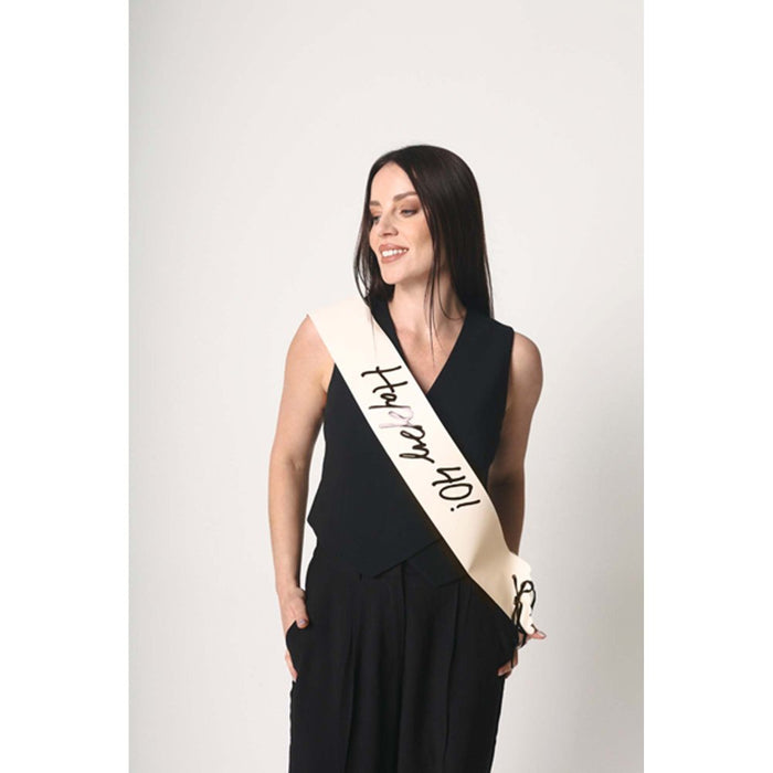 Elegant Milestone Sash 40th