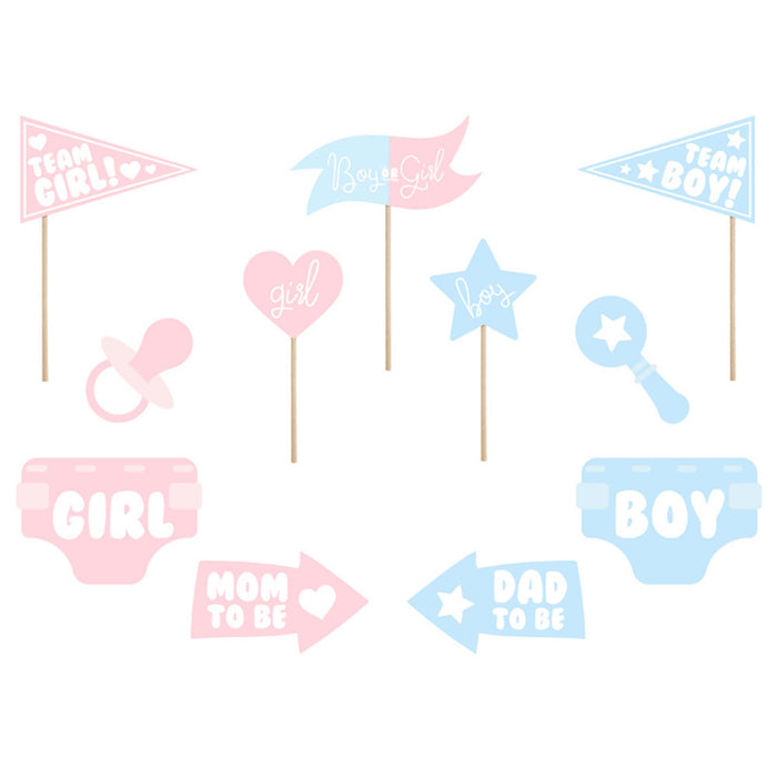 Gender Reveal Photo Props