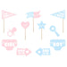 Gender Reveal Photo Props