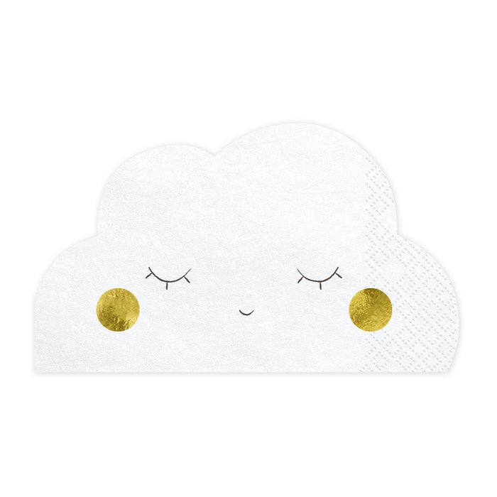 Little Star Cloud Shaped Napkins