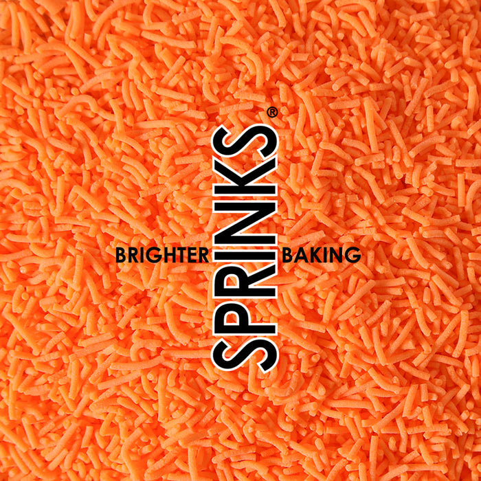 500g Jimmies 1mm ORANGE - by Sprinks