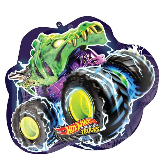 Hot Wheels Monster Trucks Supershape Foil Balloon