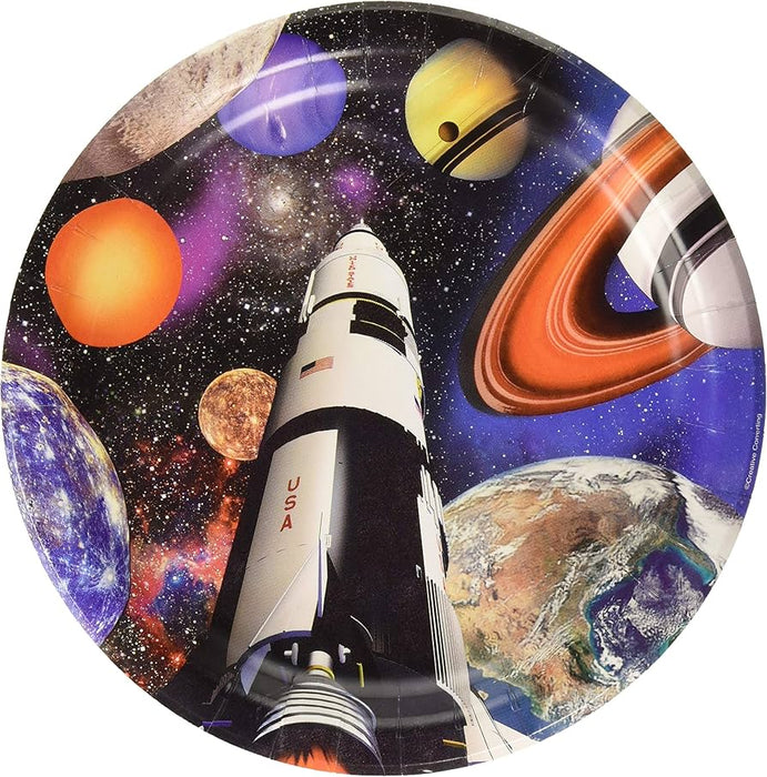 Space Paper Plates 8pk