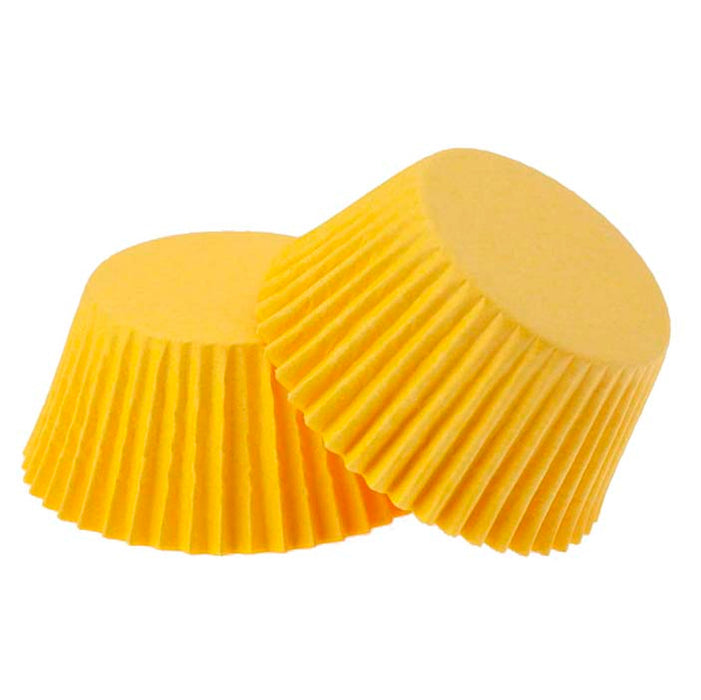 Paper Cupcake Case Yellow - 20pk