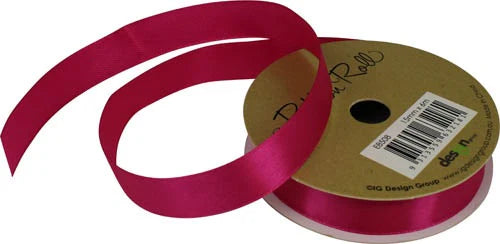 Ribbon Roll 15mm x 6m - Hot Pink