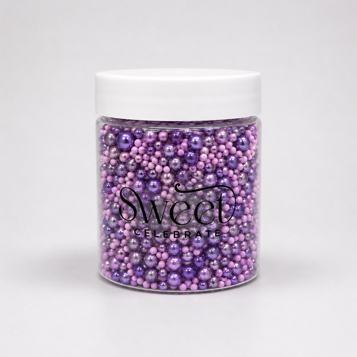 Purple Glitter Bling Sprinkles 100g - Sweet Celebrate