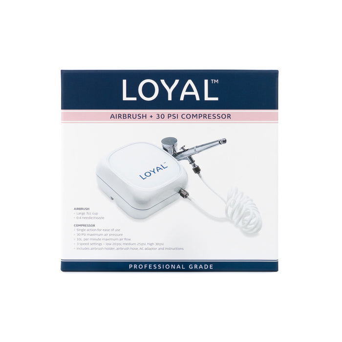 Loyal Airbrush High Capacity 7cc + 30 PSI Compressor