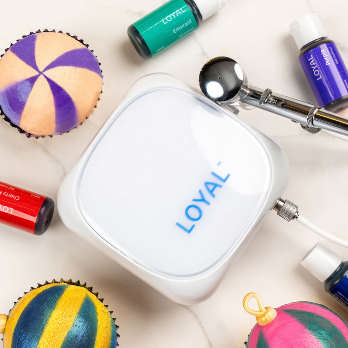 Loyal Airbrush High Capacity 7cc + 30 PSI Compressor