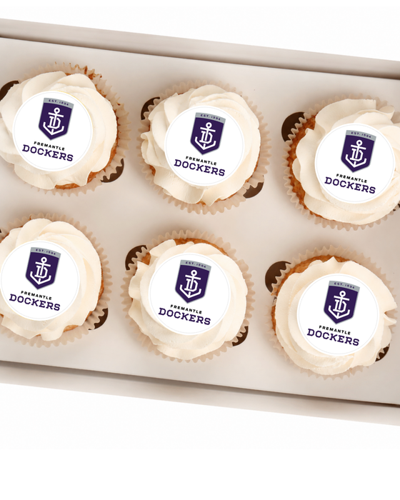 Fremantle Dockers Logo Edible Icing Image - 24 Cupcake Toppers