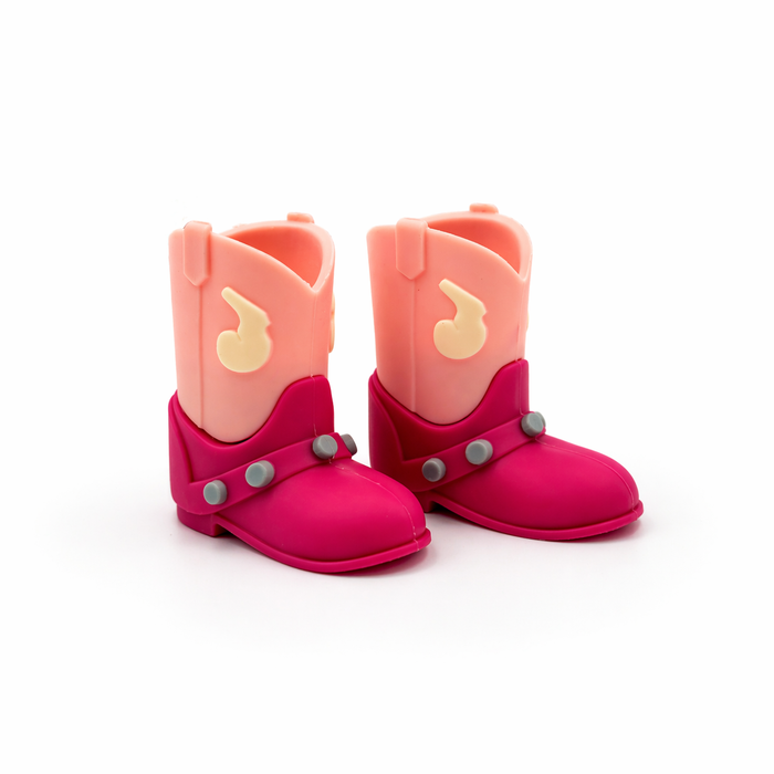 Cake Topper Figurine - Pink Cowboy Boot