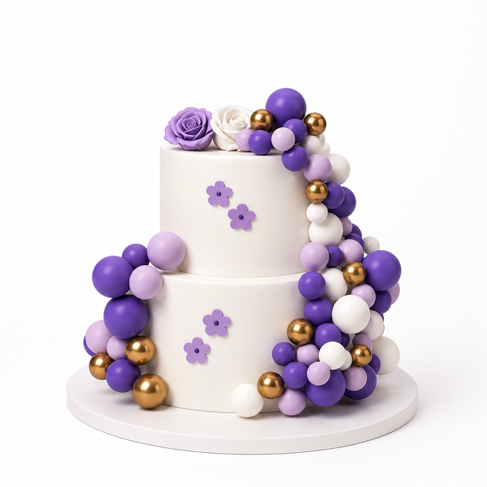 Cake Ball Toppers 30pc - Purple Dreams