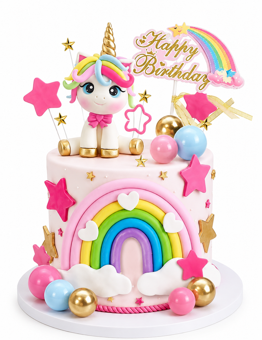 Cake Topper Deco Kit - Unicorn Dreams 30pc