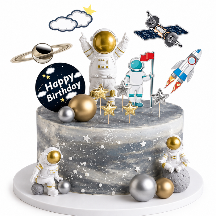 Cake Topper Deco Kit - Outer Space 22pc