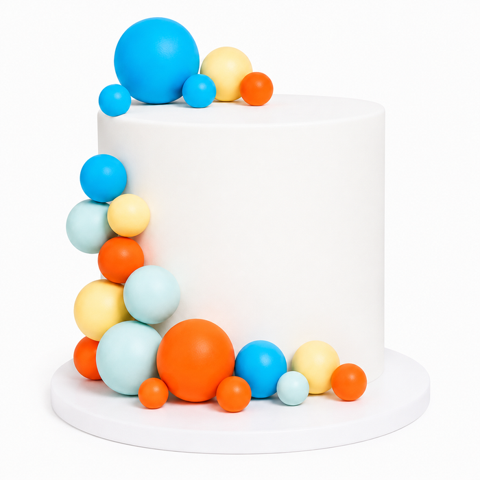 Cake Ball Toppers 20pc - Bright Summer