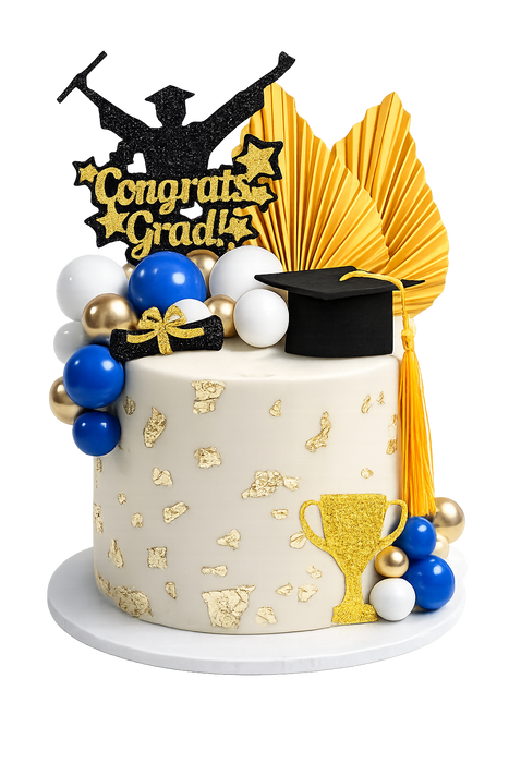Cake Topper Deco Kit - Congrats Grad