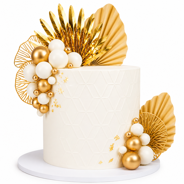 Cake Topper Deco Kit - Gold Luxe