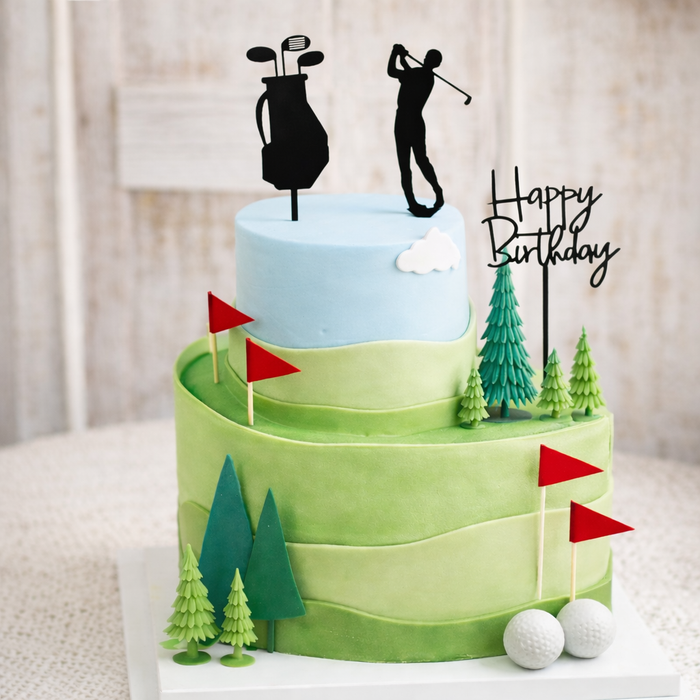 Golf Cake Topper Set 14pc
