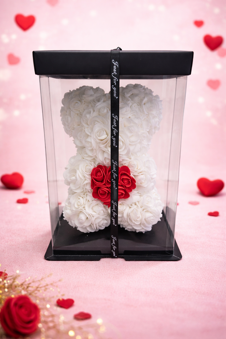 Luxury Rose Bear Box