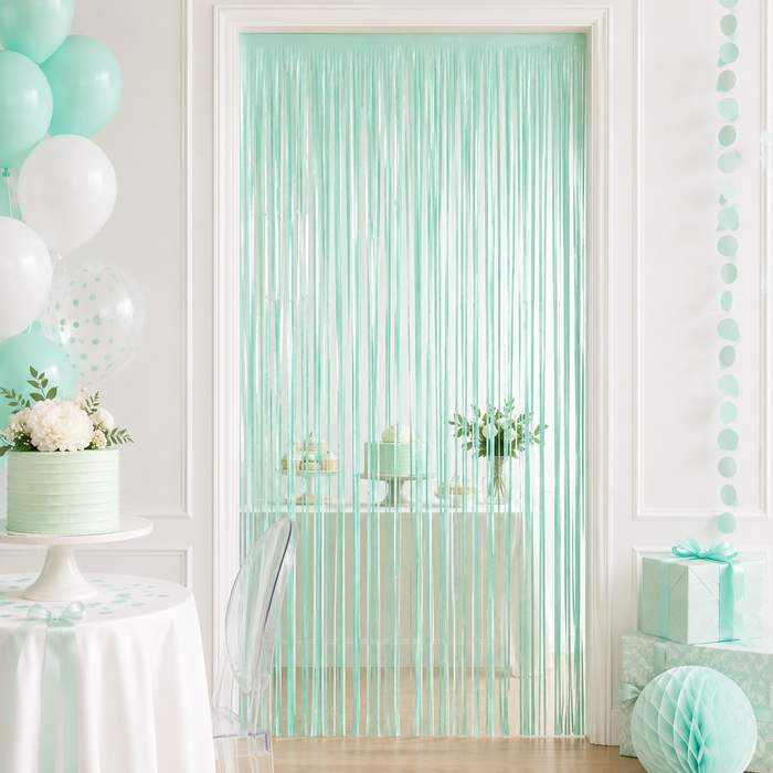 FS Door Curtain 90x200cm - Matte Pastel Powder Blue