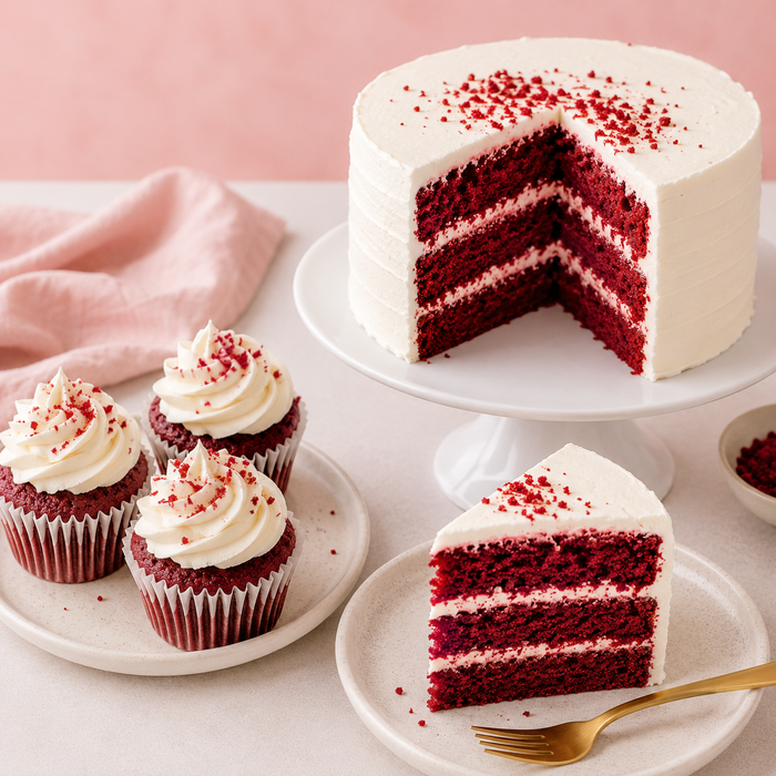 Bakels Red Velvet Cake Mix 1kg