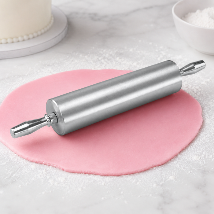 Chef Inox Rolling Pin - Heavy Duty Aluminium 450mm